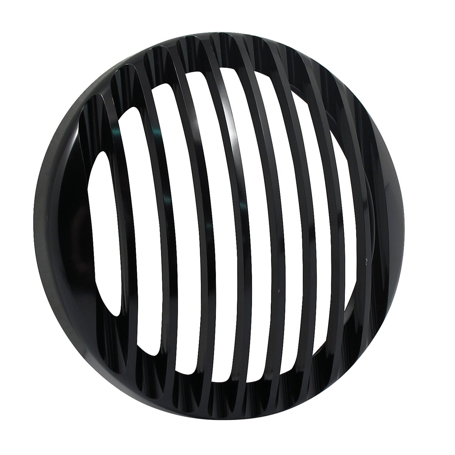 Rough Crafts, headlamp grill 5-3/4". Black, Matte