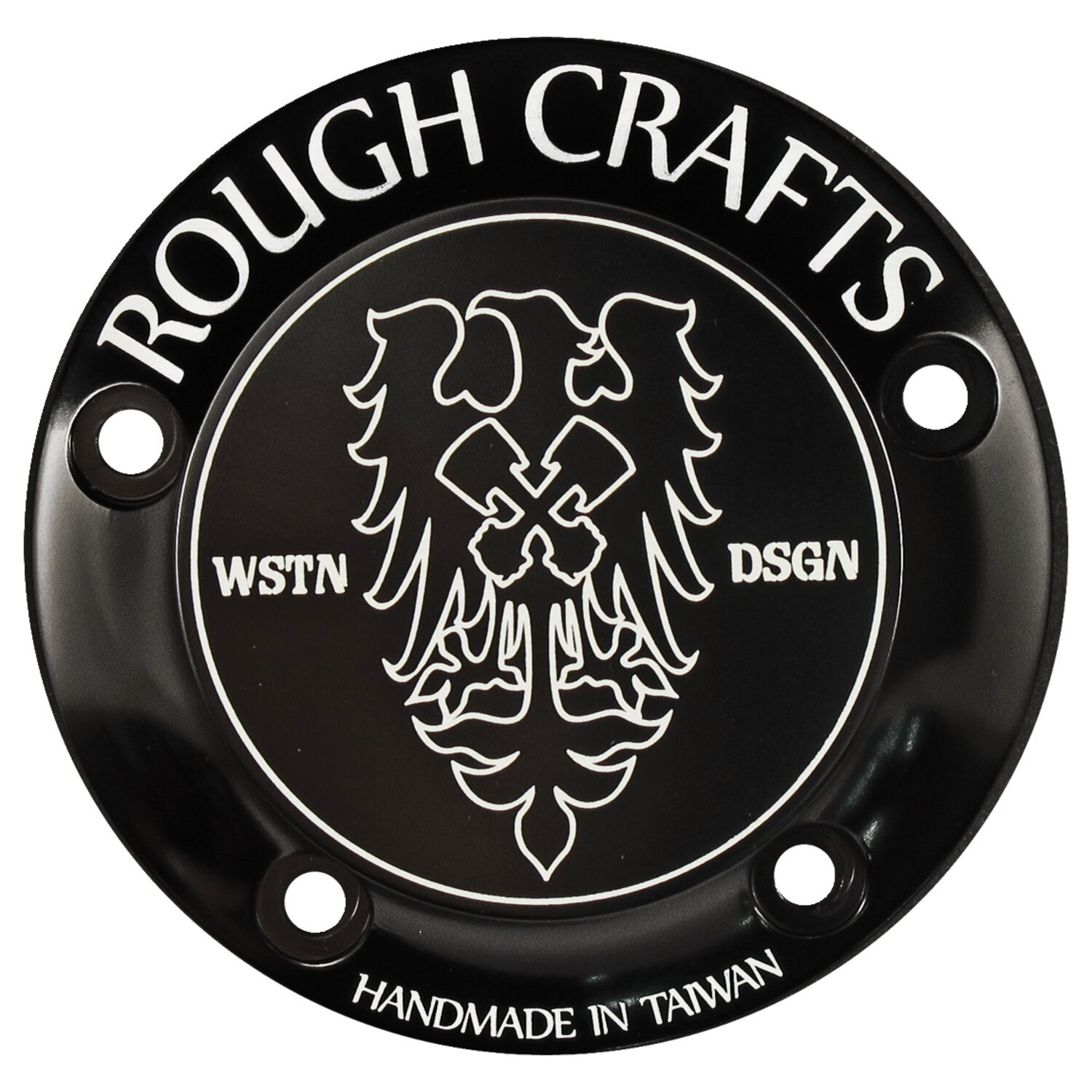 Rough Crafts, point cover. 5 hole, Black, Contrast Cut