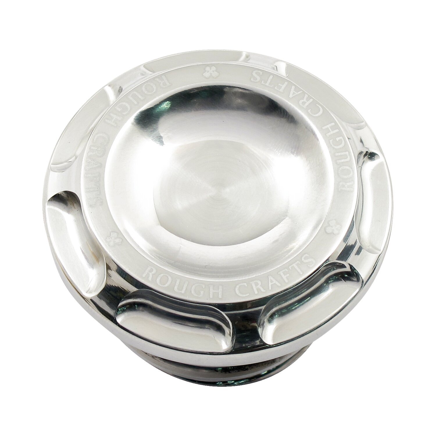 Rough Crafts, 96-up Groove gas cap, Polished