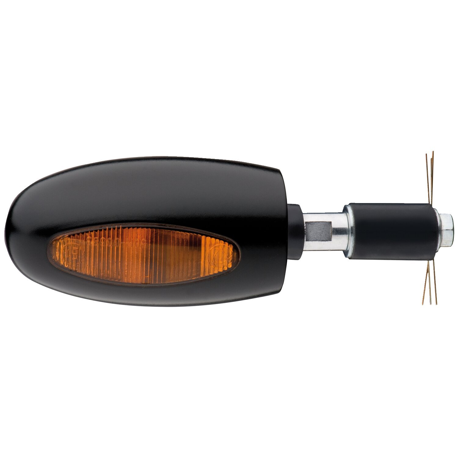 Kellermann, BL 1000 halogen turn signal, Black, Brass
