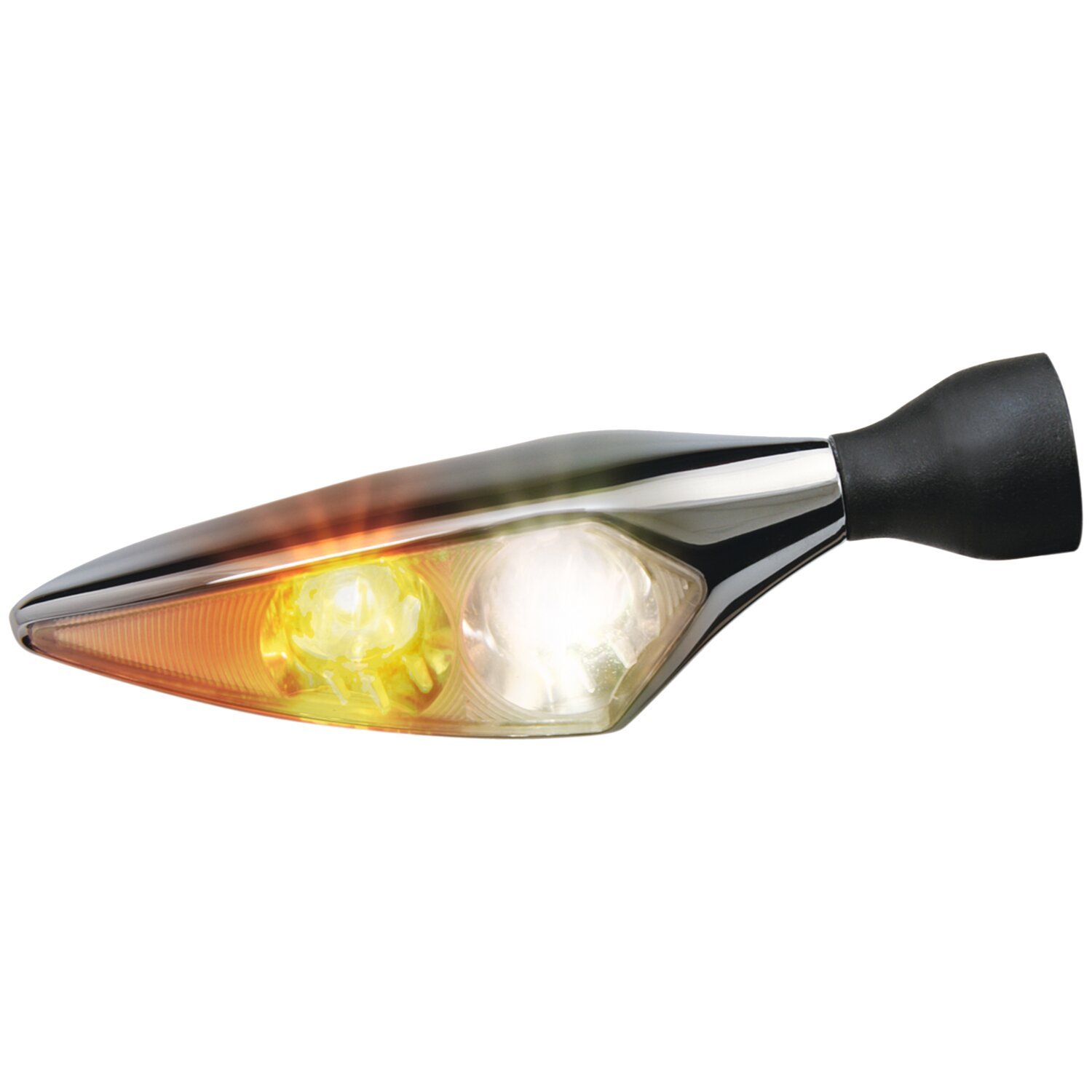 Kellermann, Micro Rhombus Position Light turn signal. FR, White, Chrome