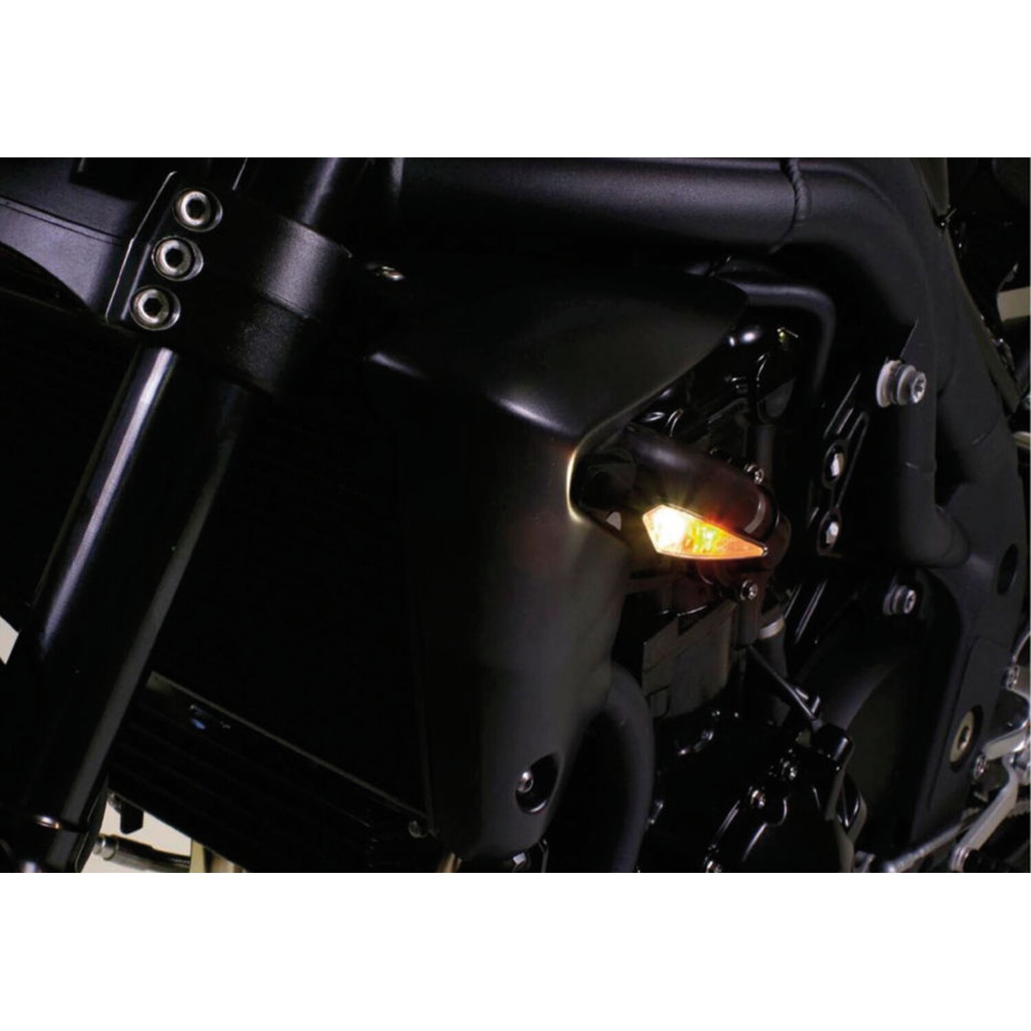 Kellermann, Micro Rhombus Extreme turn signal. FR/RL, Black