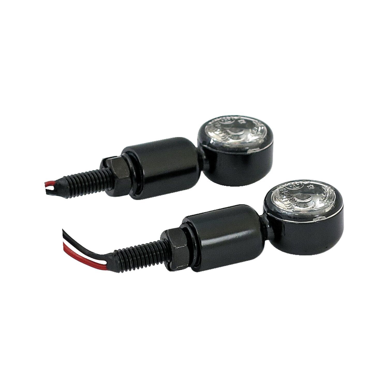 Mc1 LED turn signals black, clear lens