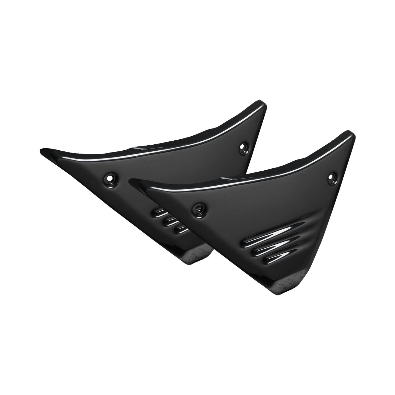 Arlen Ness, FXR side covers. Louvered, Unpainted