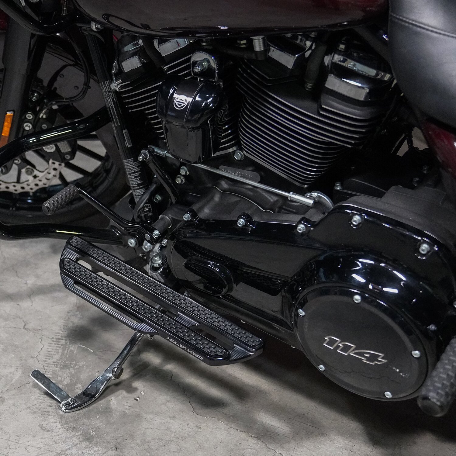 Arlen Ness, Method rider floorboards. All, Black, Polished