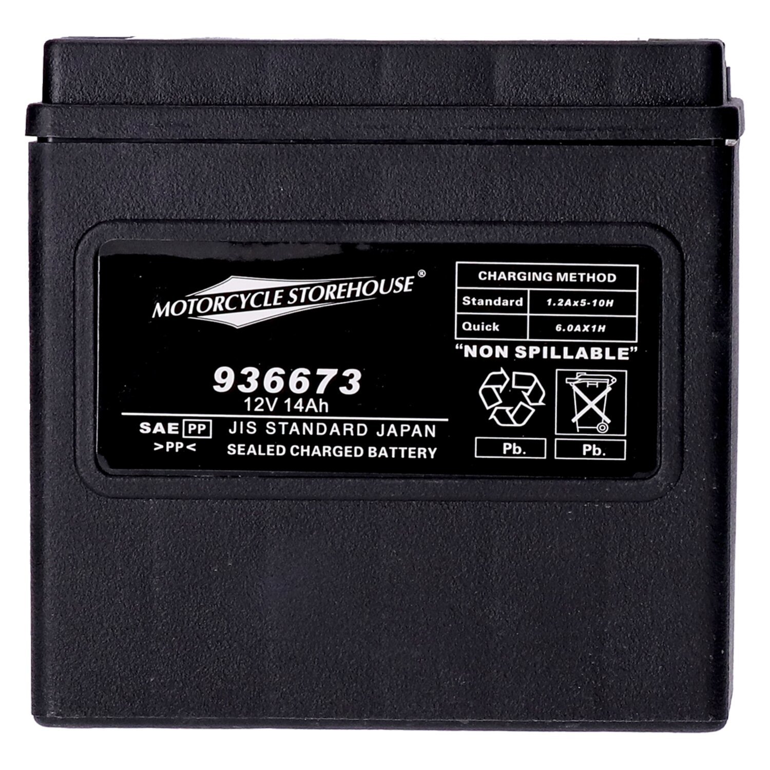MCS, Standard Series - AGM sealed battery. 12V, 14Ah. 240CCA