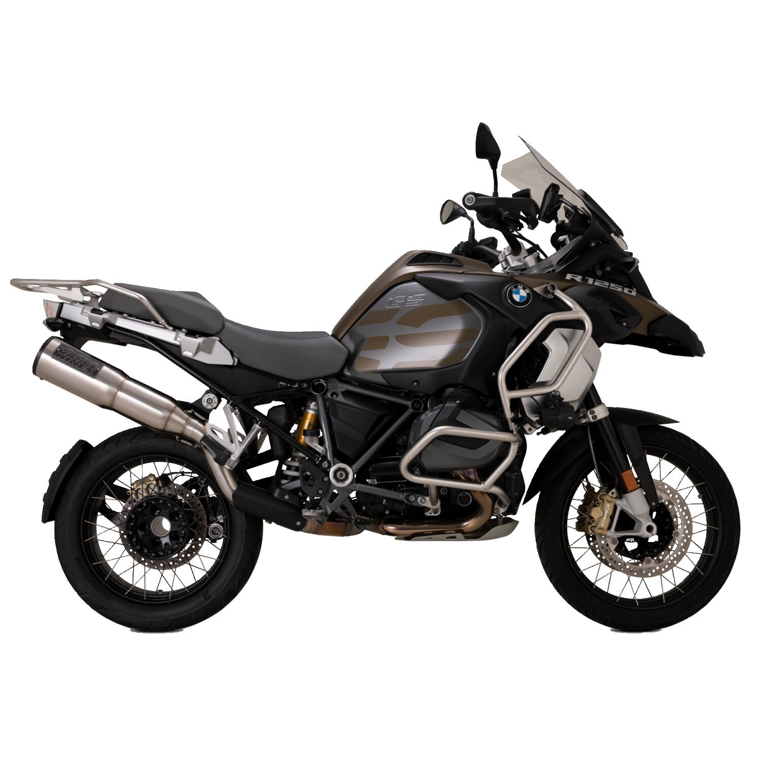 Vance & Hines, Hi-output adventure 500 slip ons. ss