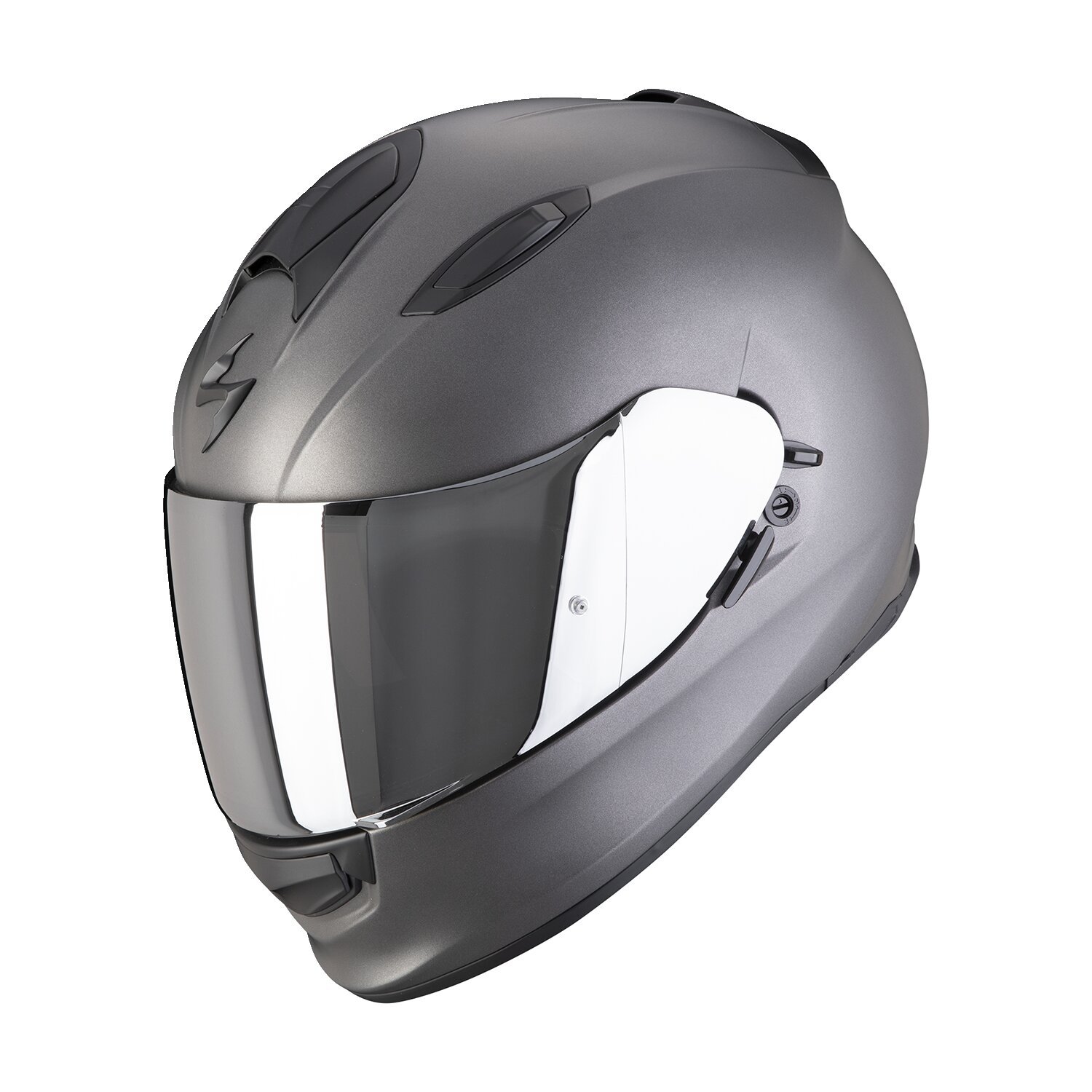 S — Scorpion EXO-491 Solid helmet matte anthracite, Gray, S