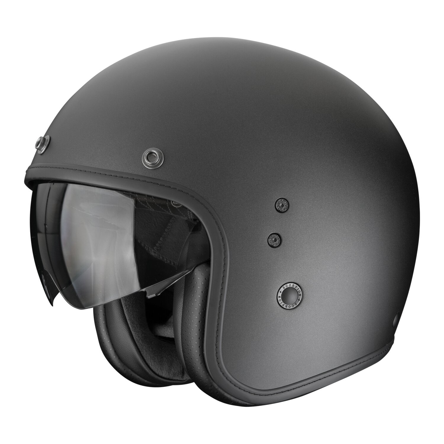 S — Scorpion Belfast Evo solid helmet matte black, S