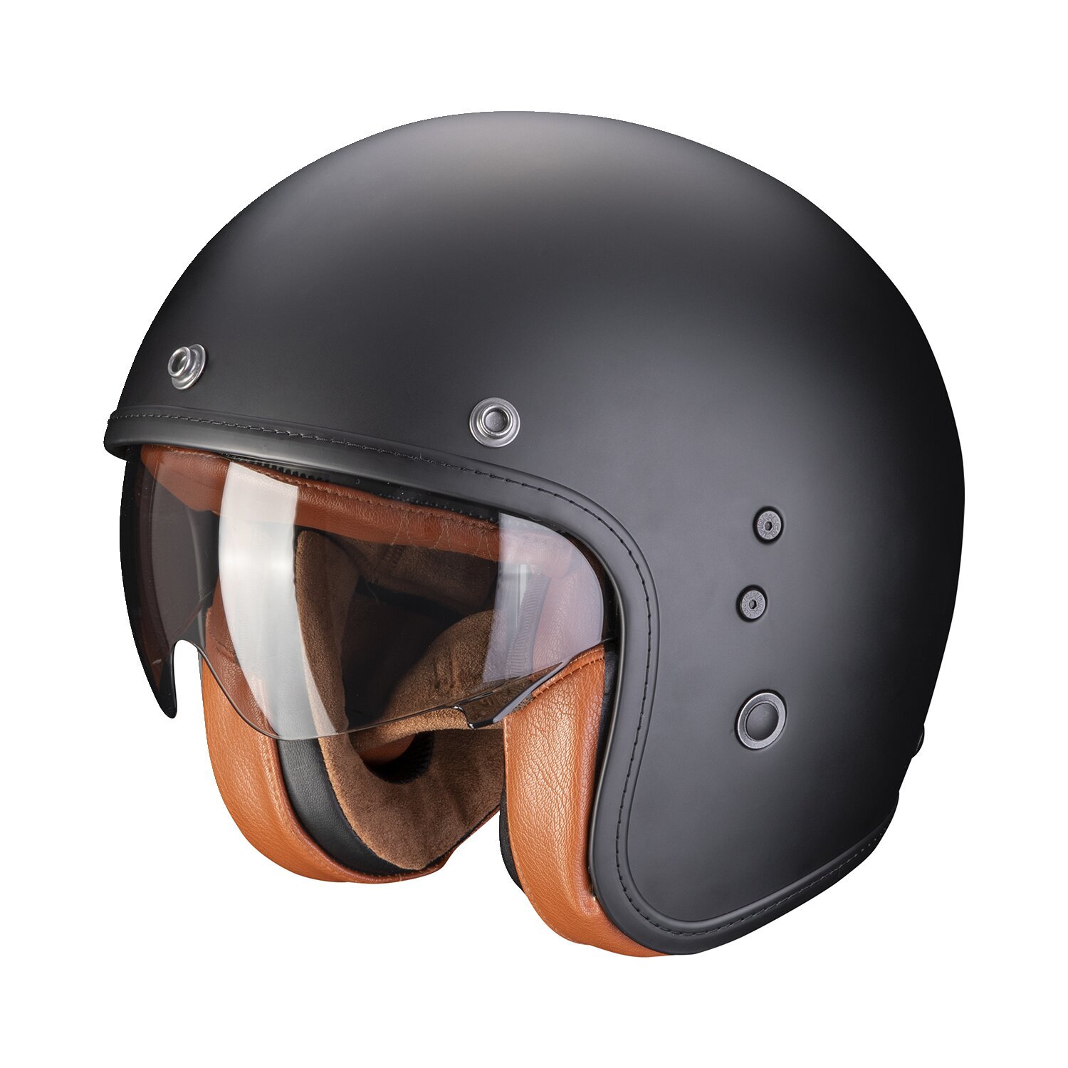 Scorpion Belfast Evo Luxe helmet, Black, 2XL, Matte