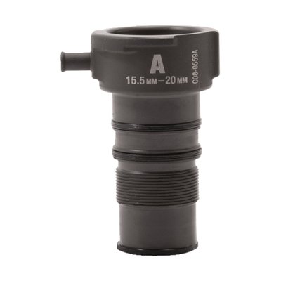 - Can be used with 938066 Motion Pro cooling system test tool. 
- Type-A adapter, designed to work on radiator necks ranging from 15.75 mm - 20 mm. 
- Used to measure your radiator neck to confirm correct size for your application. 
- Specified range is most commonly found on Japanese manufactured radiators, 2016 and up KTM, and can also be found on some late model water-cooled American V-Twins. 
- Adapter only.