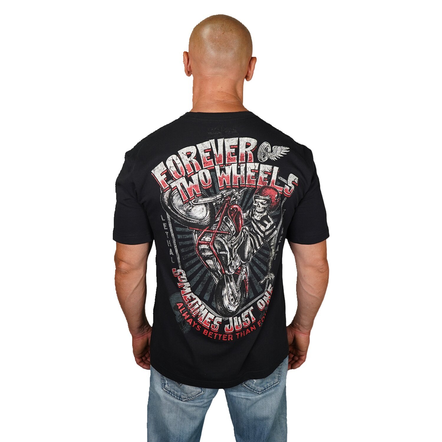 Lethal Threat Forever two Wheels T-shirt black, XL