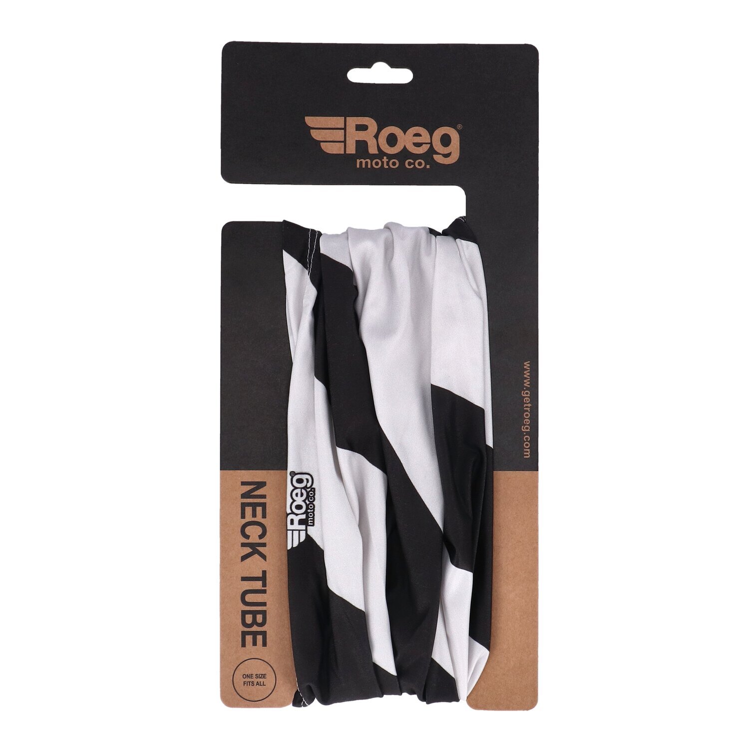 Roeg Striped tunnel, offwhite Multi-color, black