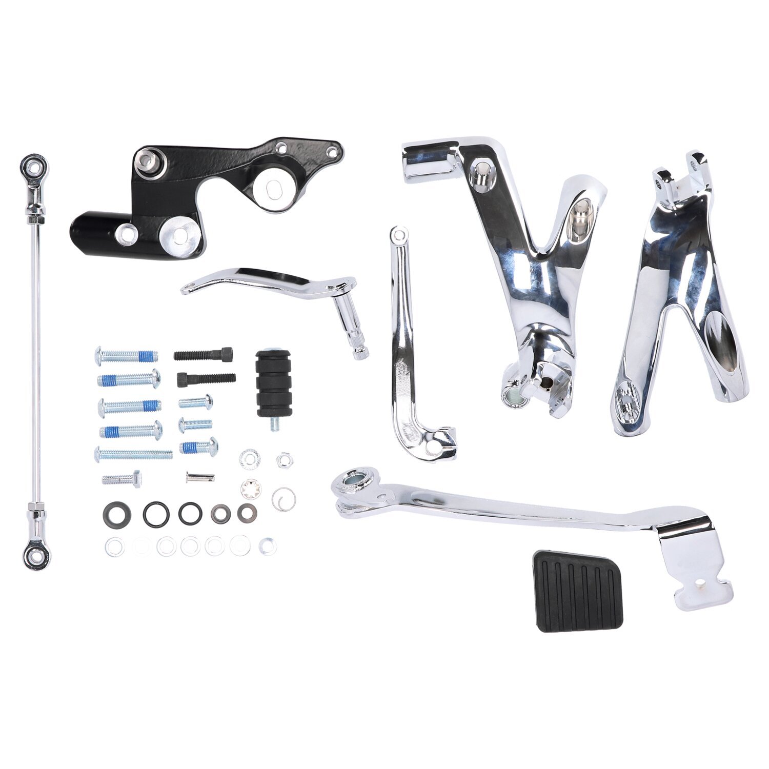 M8 Softail forward control kit, Chrome