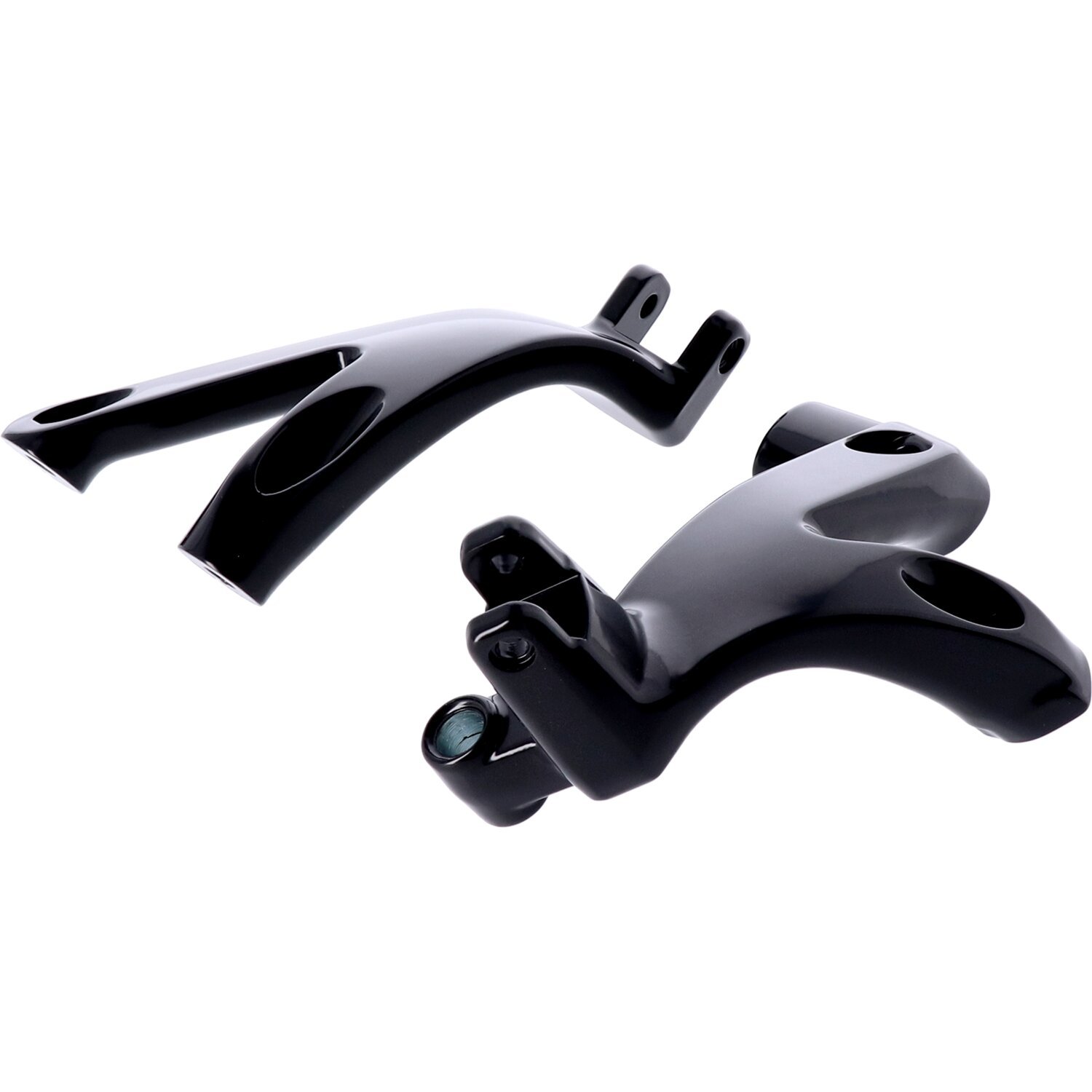M8 Softail floorboard to foot peg conversion bracket set