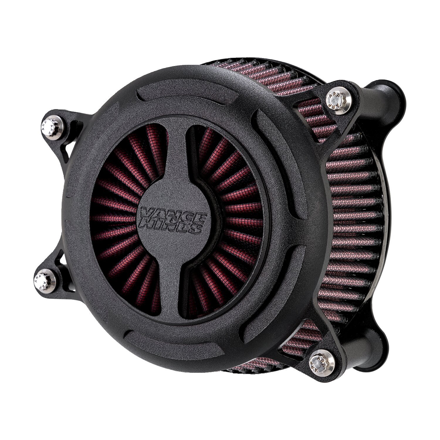 V&H, VO2 Blade air cleaner kit, Black, Wrinkle