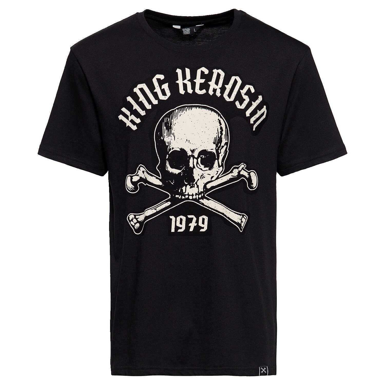 2XL — King Kerosin Skull Palma T-shirt black, 2XL
