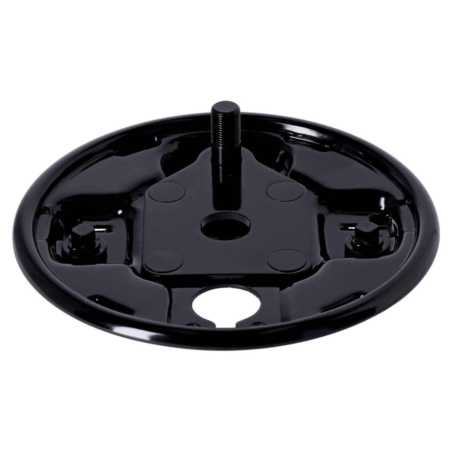 Rear hydraulic brake backing plate, Black