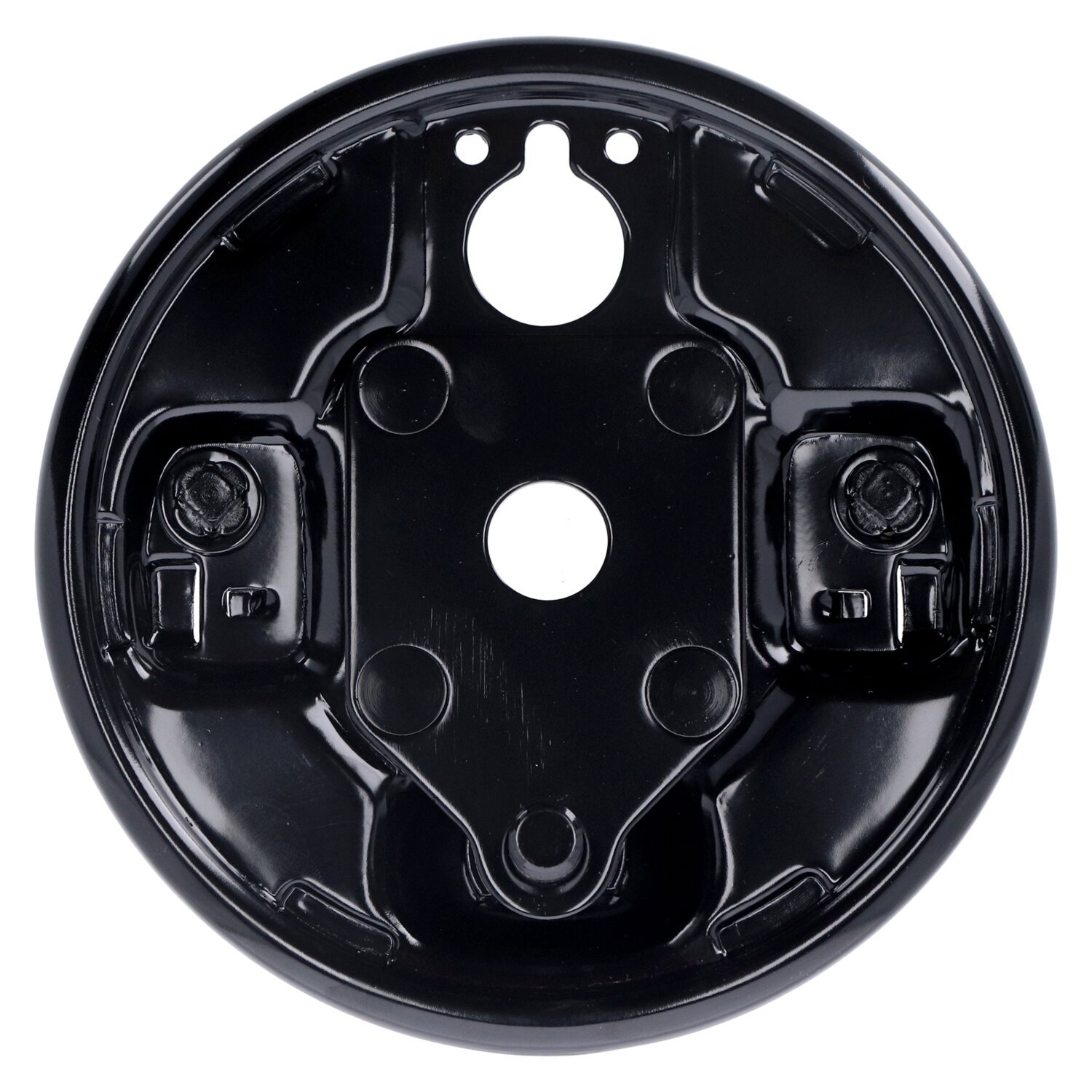 Rear hydraulic brake backing plate