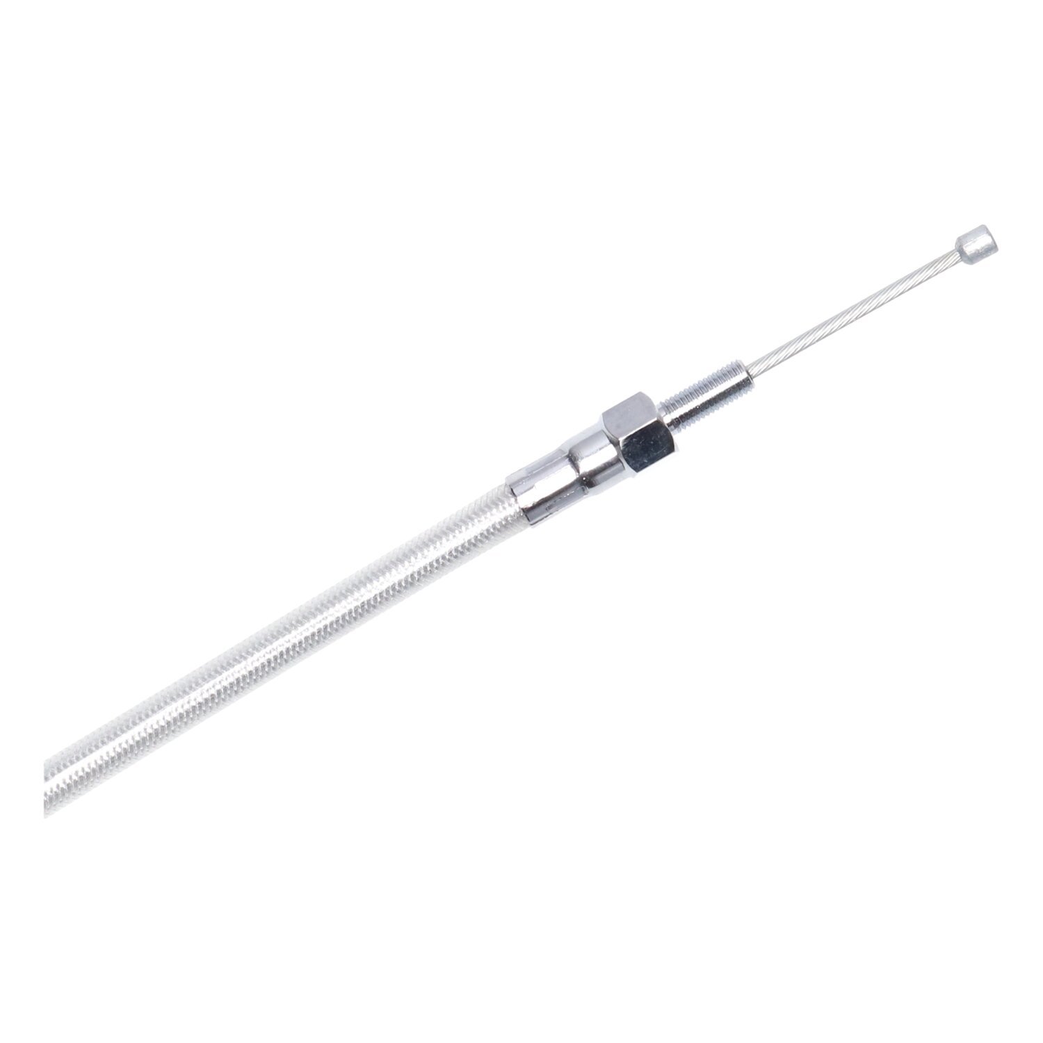 MCS, clutch cable 56" (142cm, Silver, Chrome