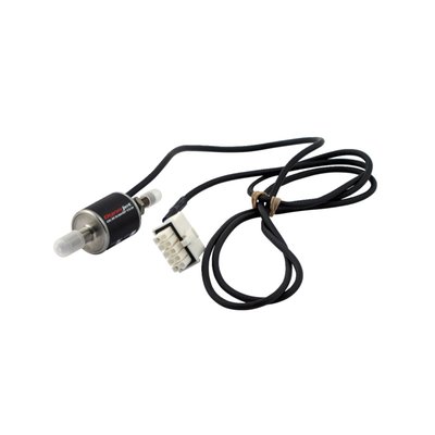 Tension sensor, push. 
M6 to 5/16 UNF. 
Quick Shifter to allow full throttle shifting, without using the clutch. 
The fuel and/or ignition system are momentarily shut down, to unload the transmission. 
At that moment it is relatively easy to make clutch-less shifts. 
- The Quick-Shifter works in combination with the Dynojet Power Commander PCIIIUSB fuel control modules 
- Power Commander PCIIIUSB fuel control modules is fully programmable through the Power Commander module with supplied software 
- The user can set the 'kill time' but also a minimum RPM to function, so the system does not kick-in during cruising 
- No need for cutting or splicing wires when installing this kit 
- Tension sensors work with shifter rod pressure 
- It mounts inline with the shifter rod and is available in push or pull style 
- The appropriate shifter rod depends on the application and is, therefore, not included and must be supplied by the user 

**Dynojet product not available to purchase by Dealers located in the UK**