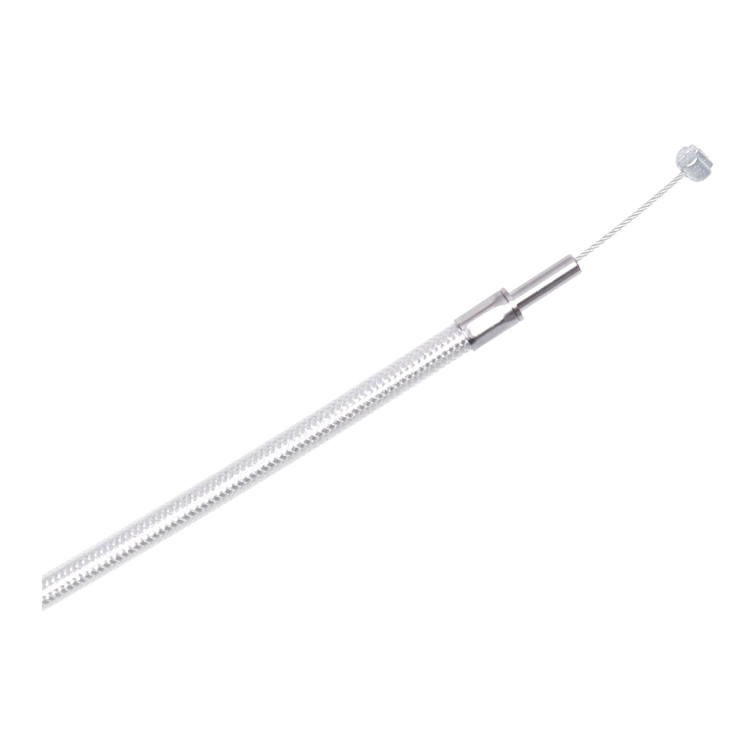 MCS, throttle cable 38" (97cm, Silver, Chrome
