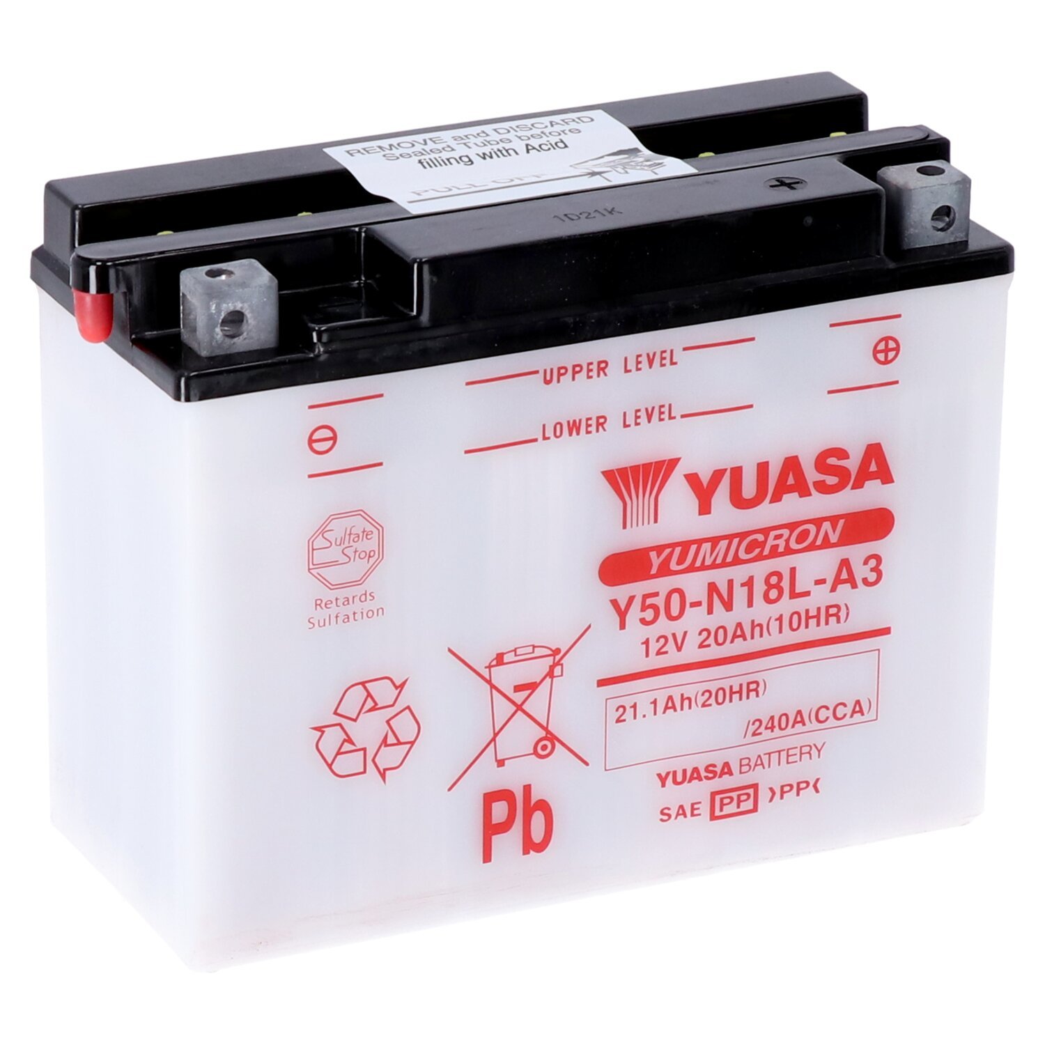 Yuasa, Yumicron battery Y50-N18L-A3