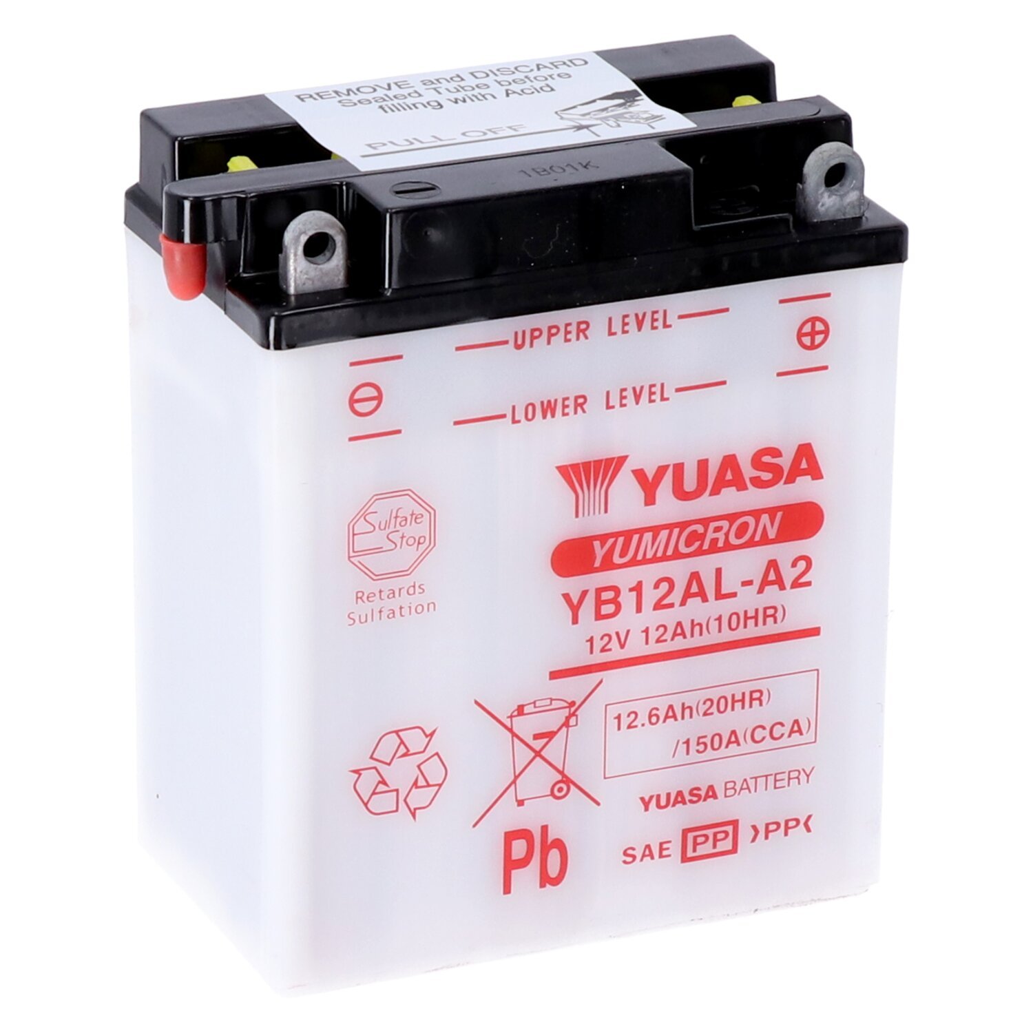 Yuasa, Yumicron battery YB12AL-A2