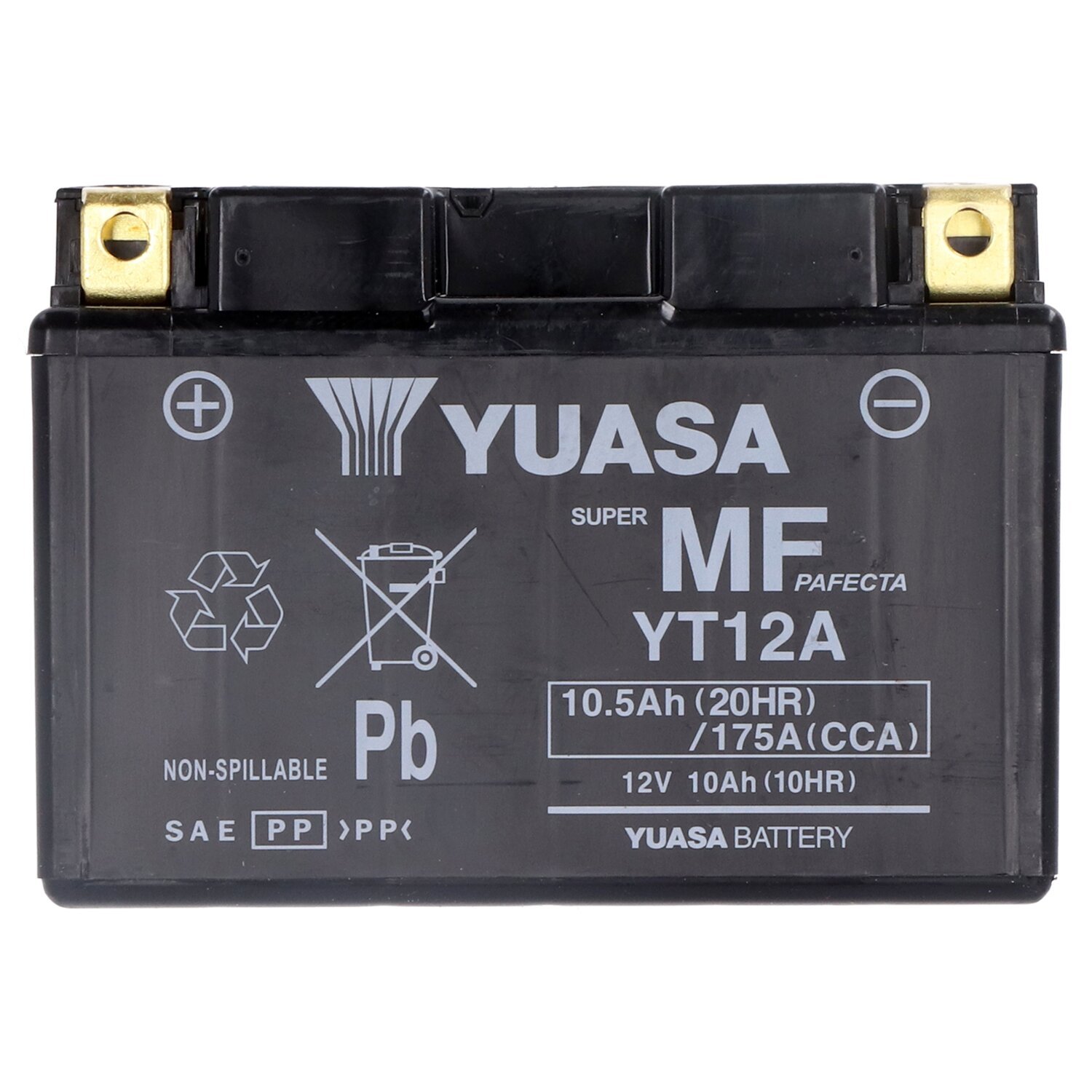 Yuasa, High performance AGM battery, YT12A-WC