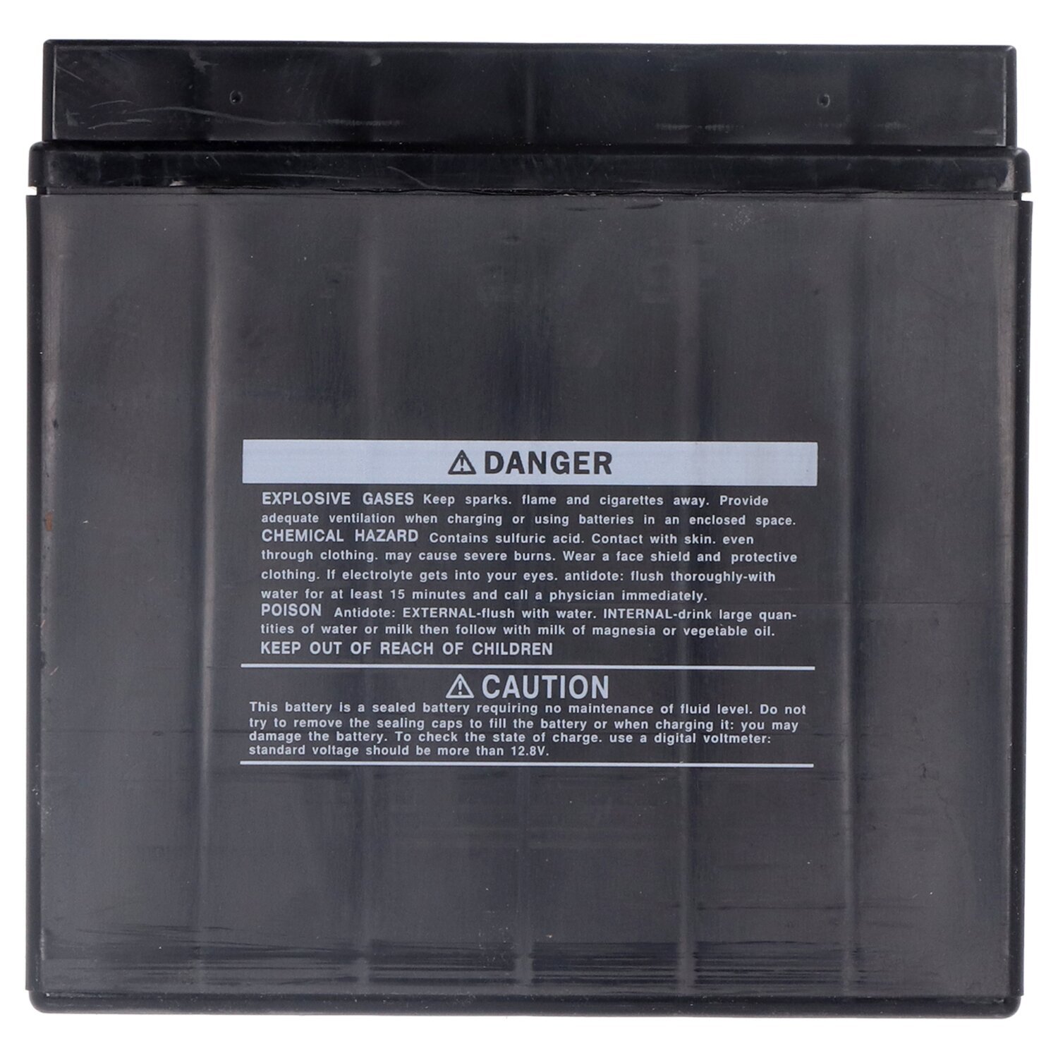 Yuasa, AGM battery, YT14B-WC, Black