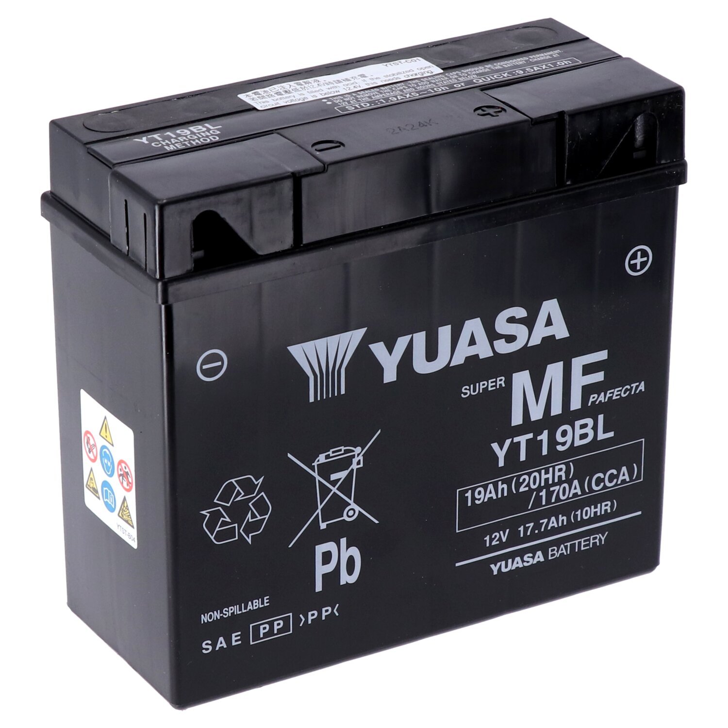 Yuasa, AGM battery, YT19BL-WC