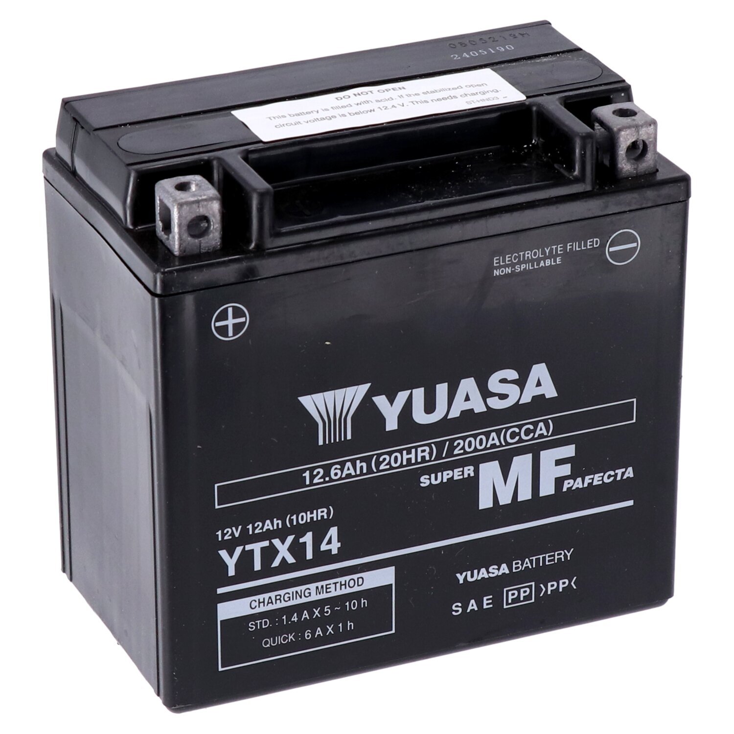 Yuasa, AGM battery, YTX14-WC