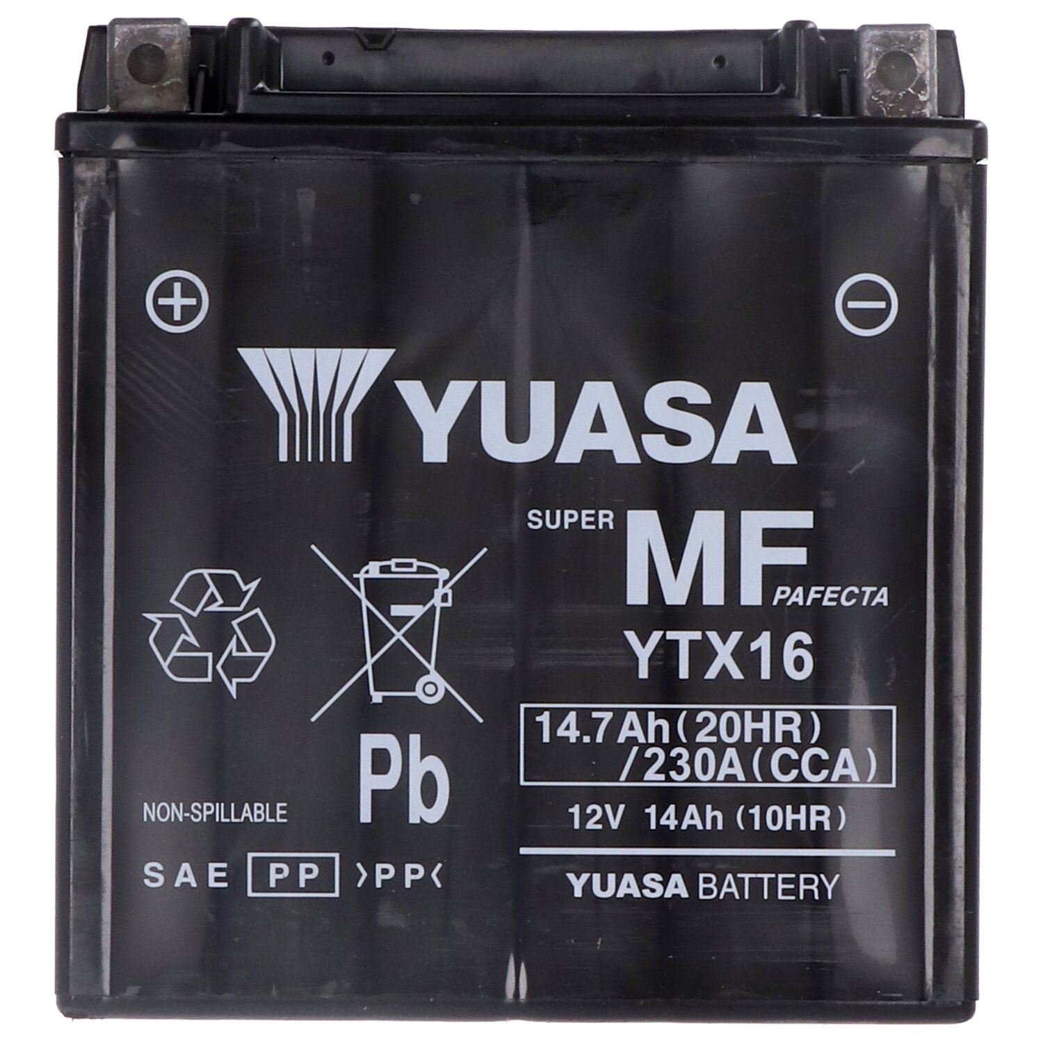 Yuasa, AGM battery, YTX16-WC