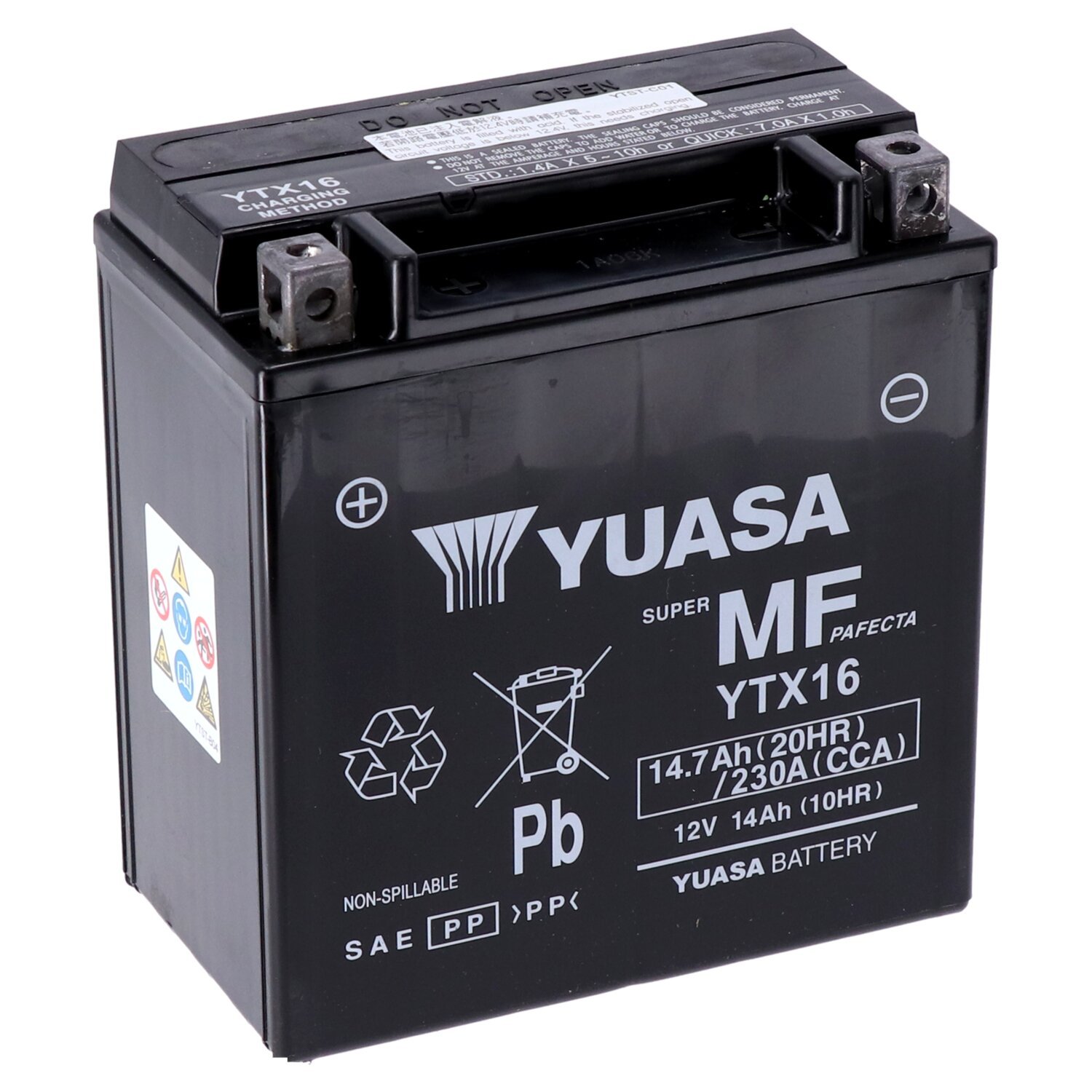 Yuasa, AGM battery, YTX16-WC