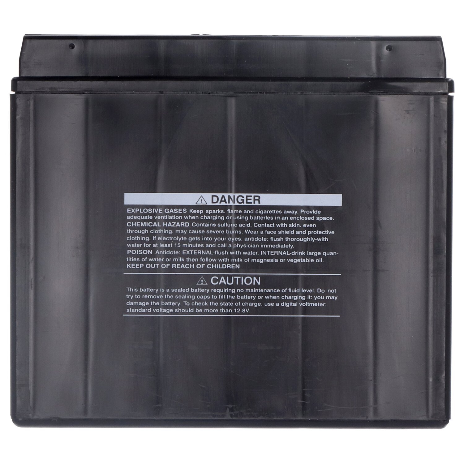 Yuasa, AGM battery, YTX20L-WC, Black