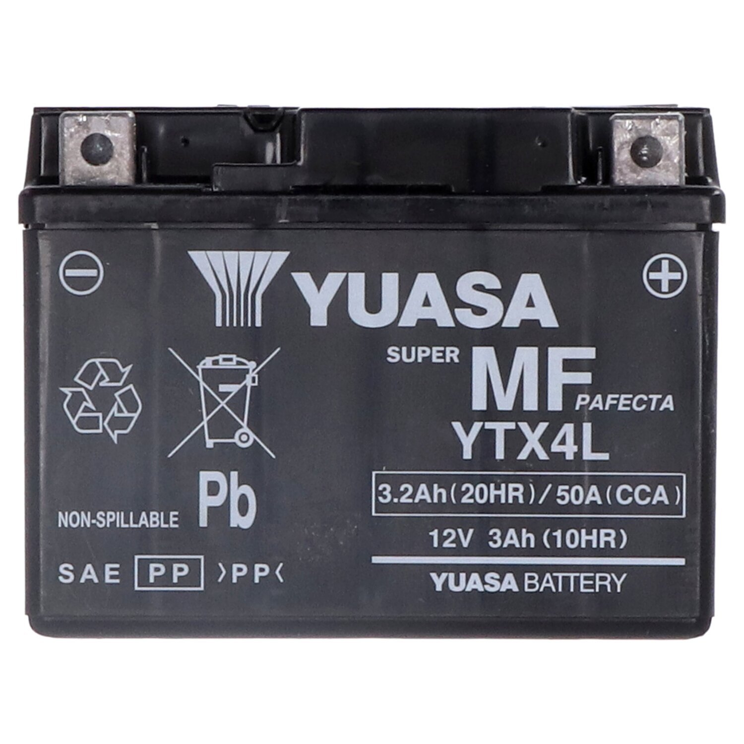 Yuasa, AGM battery, YTX4L-WC