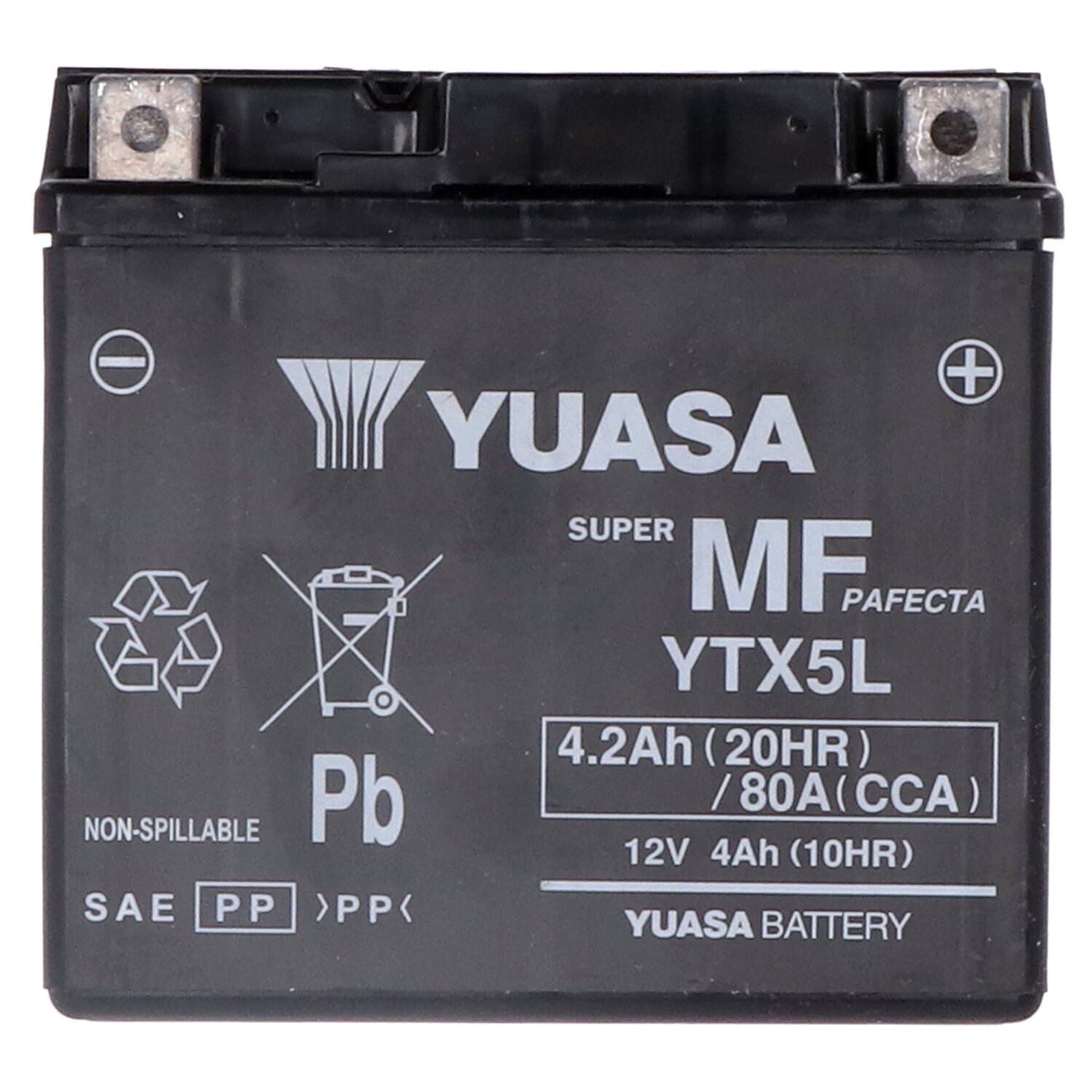 Yuasa, AGM battery, YTX5L-WC