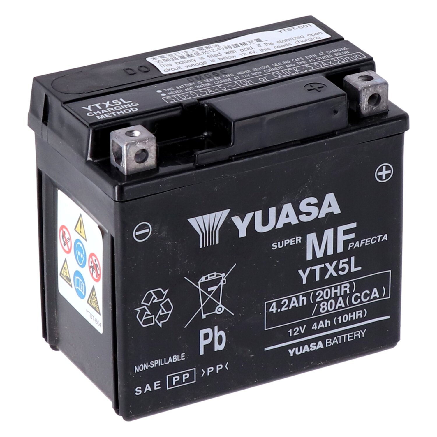 Yuasa, AGM battery, YTX5L-WC