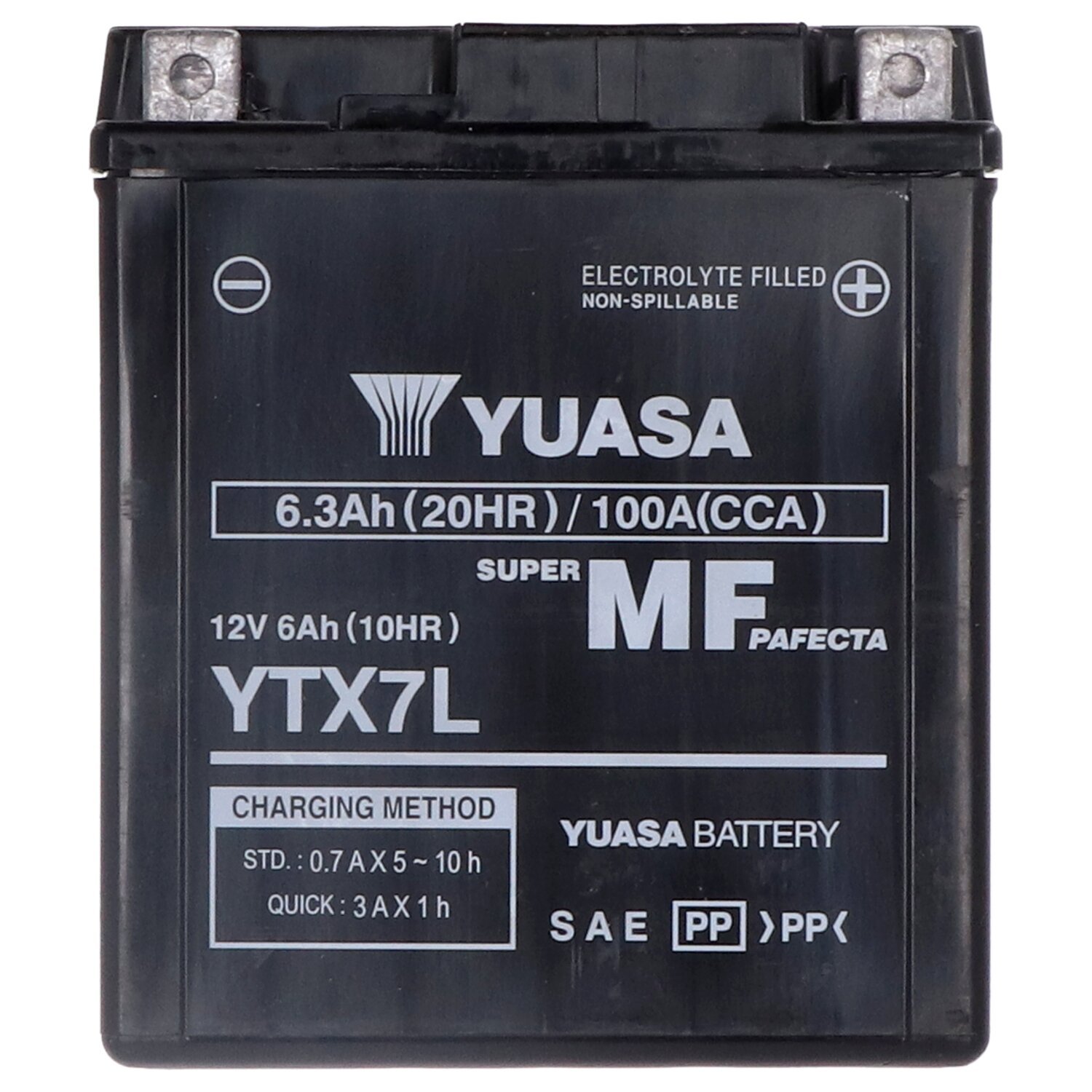 Yuasa, AGM battery, YTX7L-WC