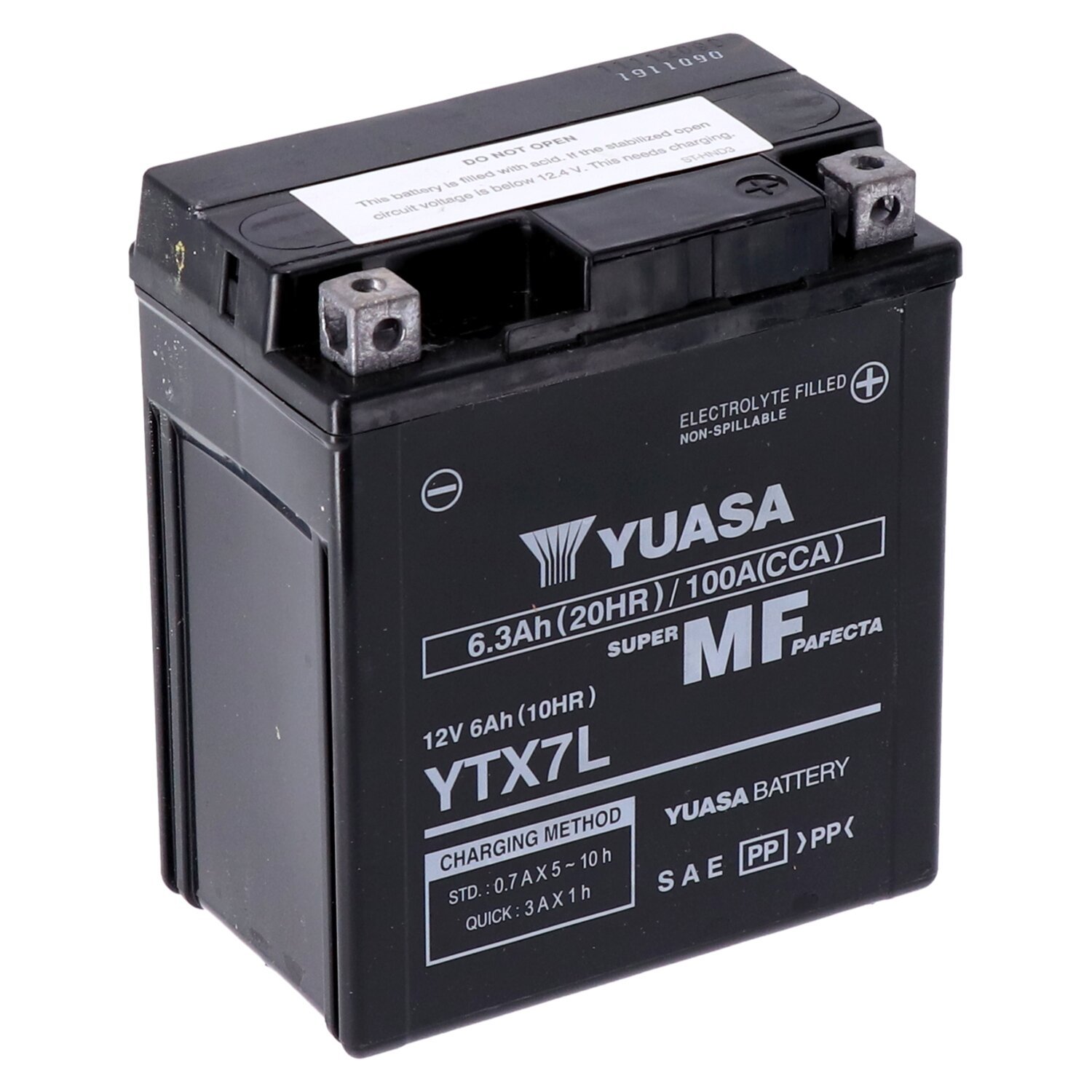 Yuasa, AGM battery, YTX7L-WC