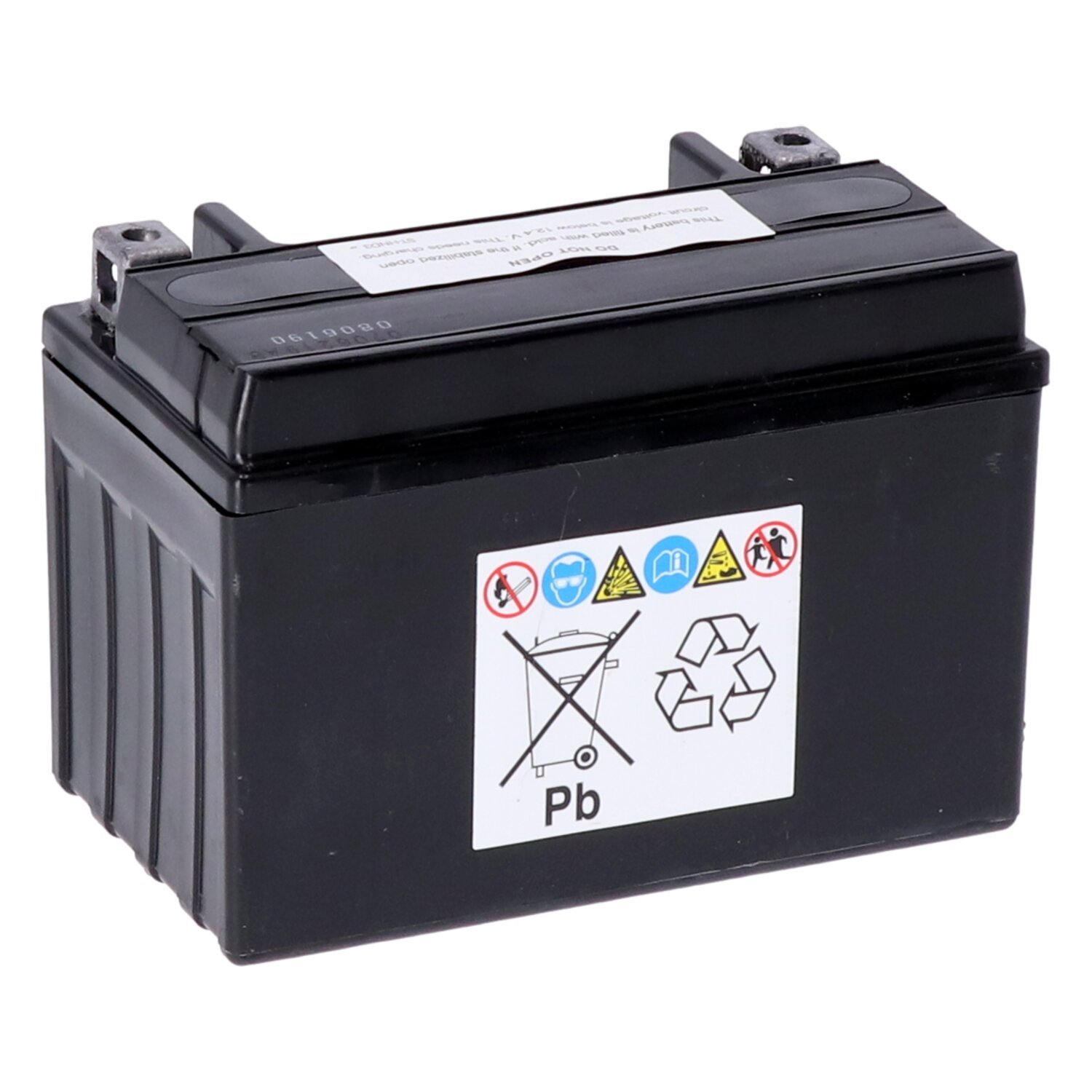 Yuasa, AGM battery, YTX9-WC, Black