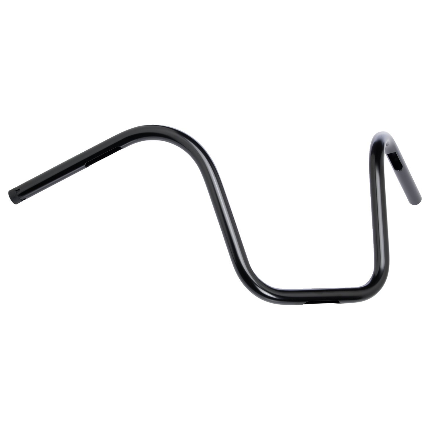 Biltwell 1" Apes handlebar 12" rise, Black, Satin