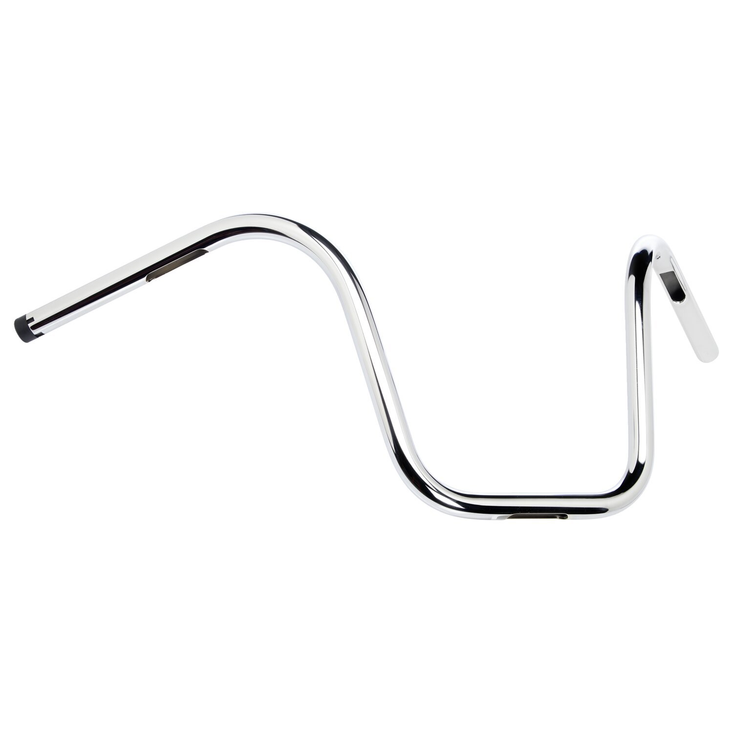 Biltwell 1" Apes handlebar 12" rise, Silver, Chrome