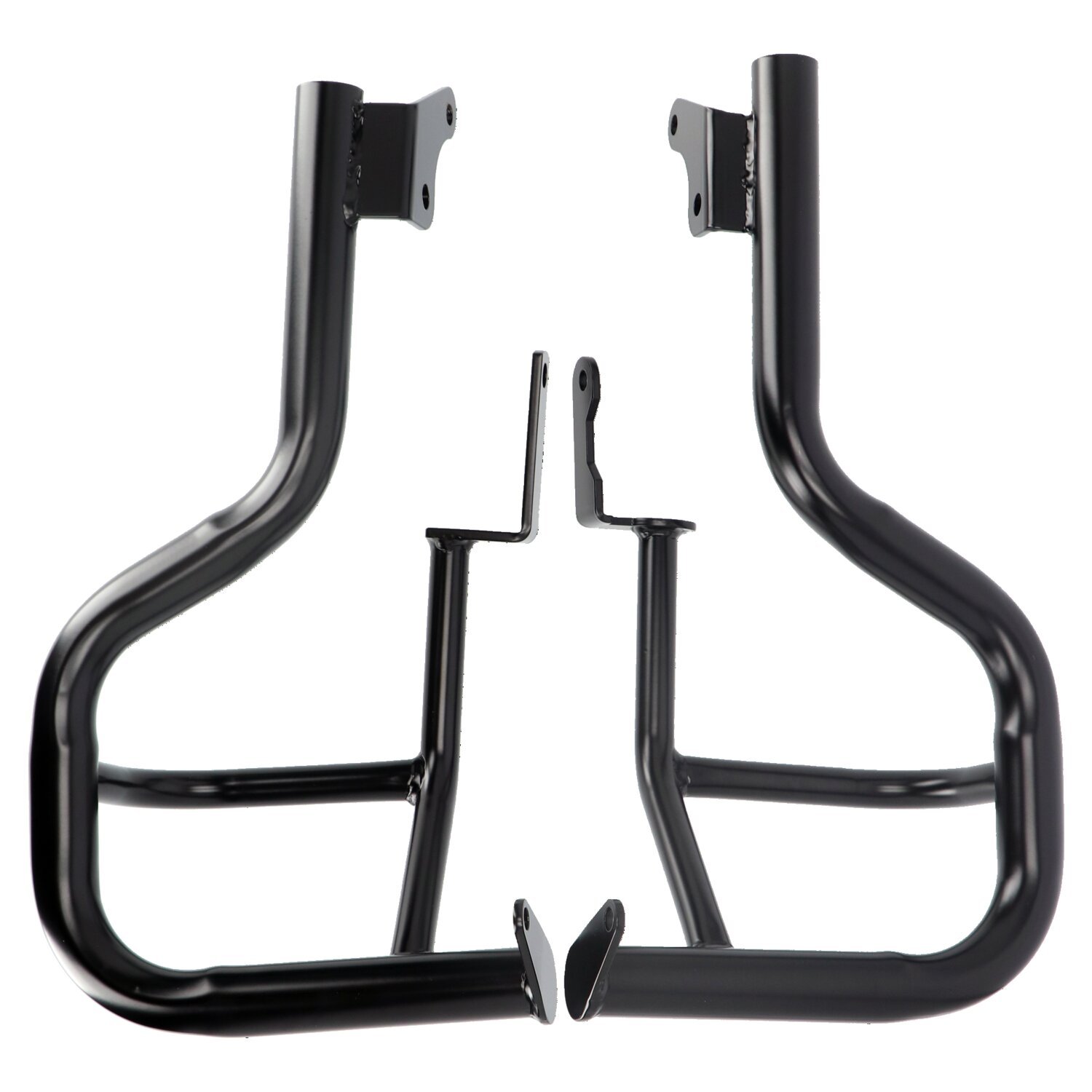 Highway Hawk, 38mm 'Fat Bar' engine guard, Black, Gloss
