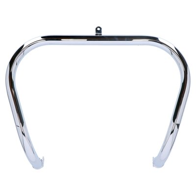 This crash bar is built from 38mm steel tubing. Designed to work with stock components. Complete with installation hardware. 
Note: For protection in tip-over events only. Not designed for crashes while riding.