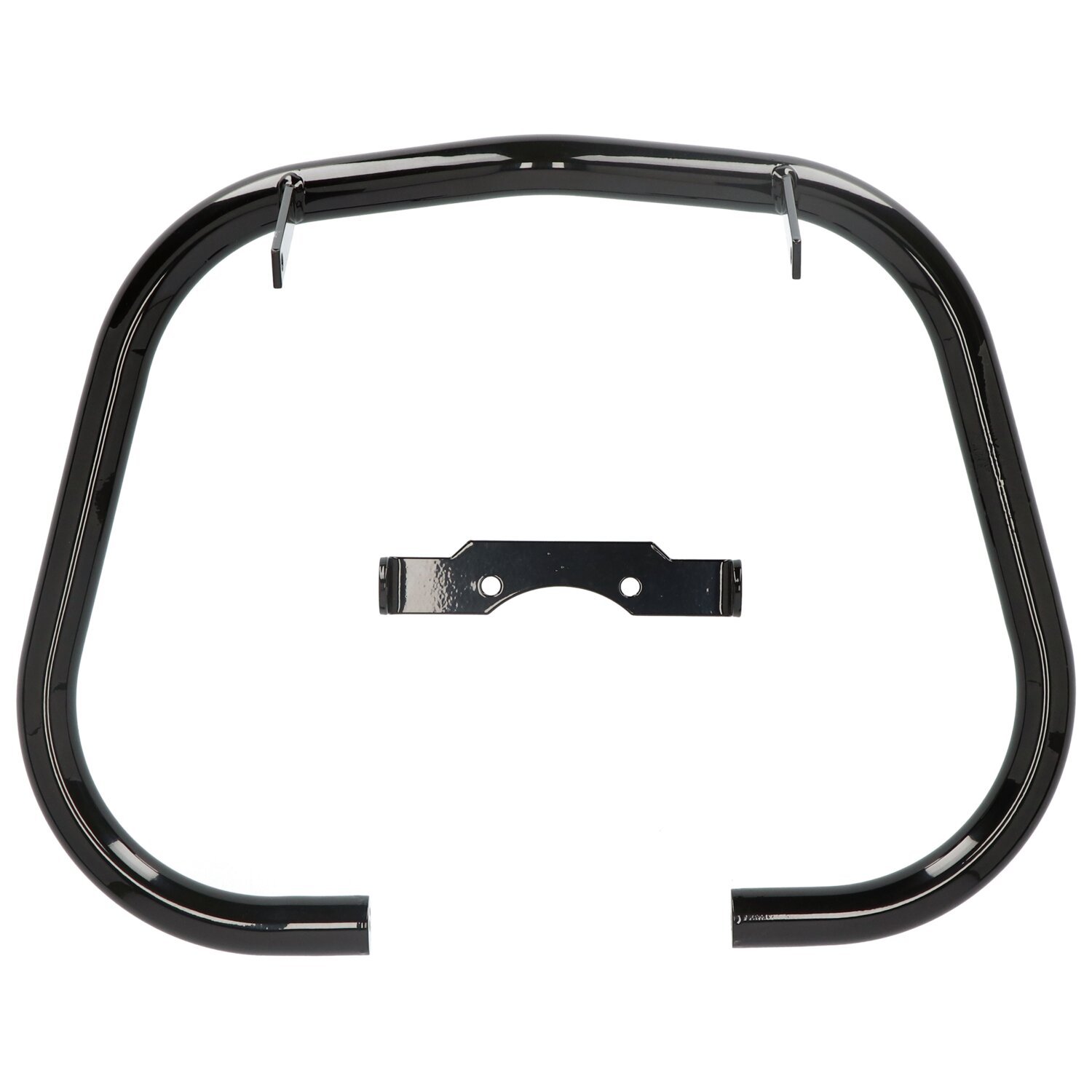 Highway Hawk, engine guard 'Fat Bar' 38mm, Black, Gloss