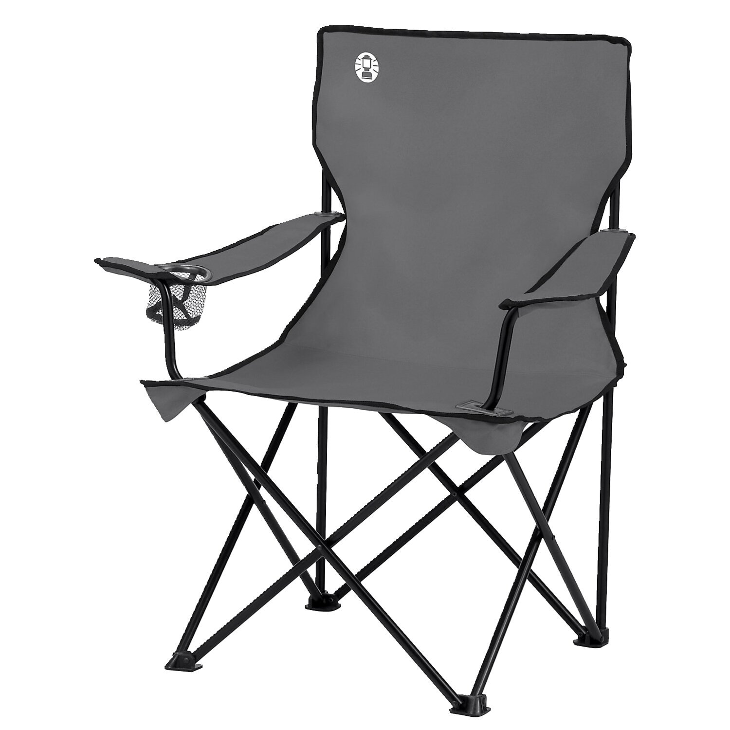 Coleman Standard Quad chair grey, Black