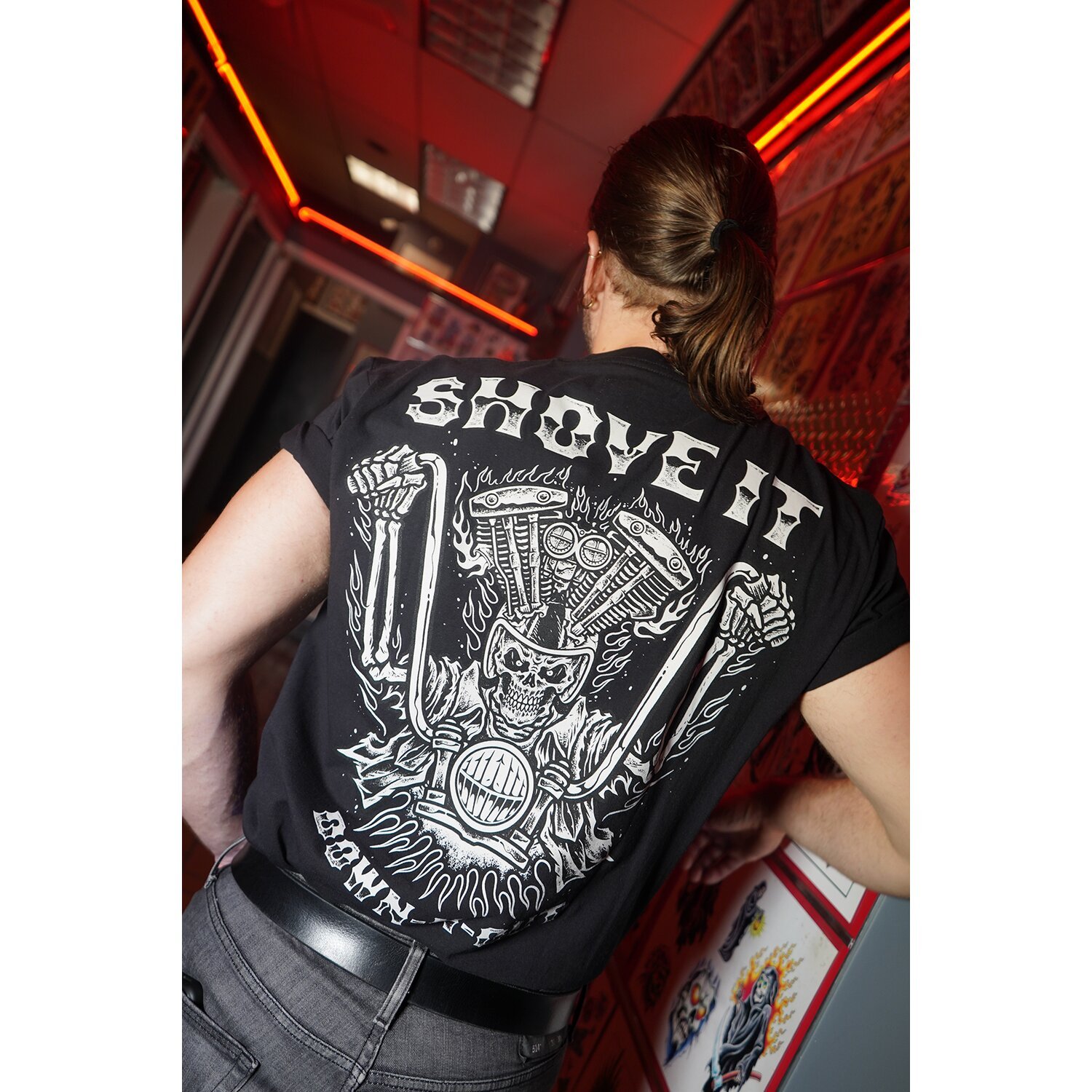 Down-n-Out Shove it t-shirt