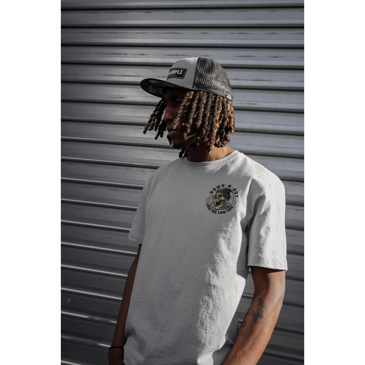 Down-n-Out Life Behind Bars t-shirt