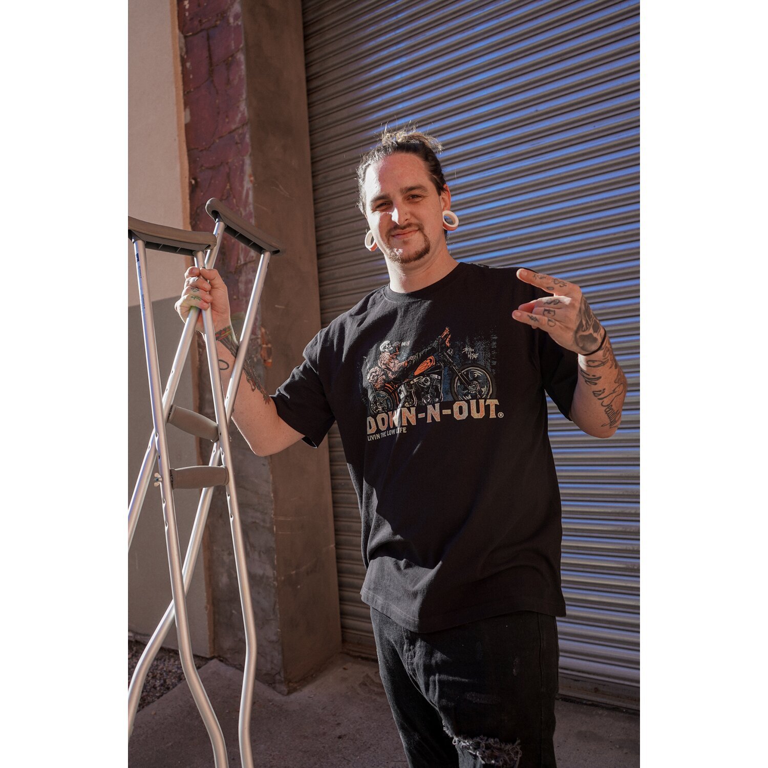 Down-n-Out Safety Second t-shirt